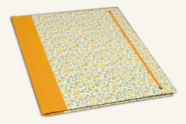 Little flowers orange yellow Papeterie Schreibweise